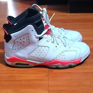 Retro Air Jordan 6 white infraded